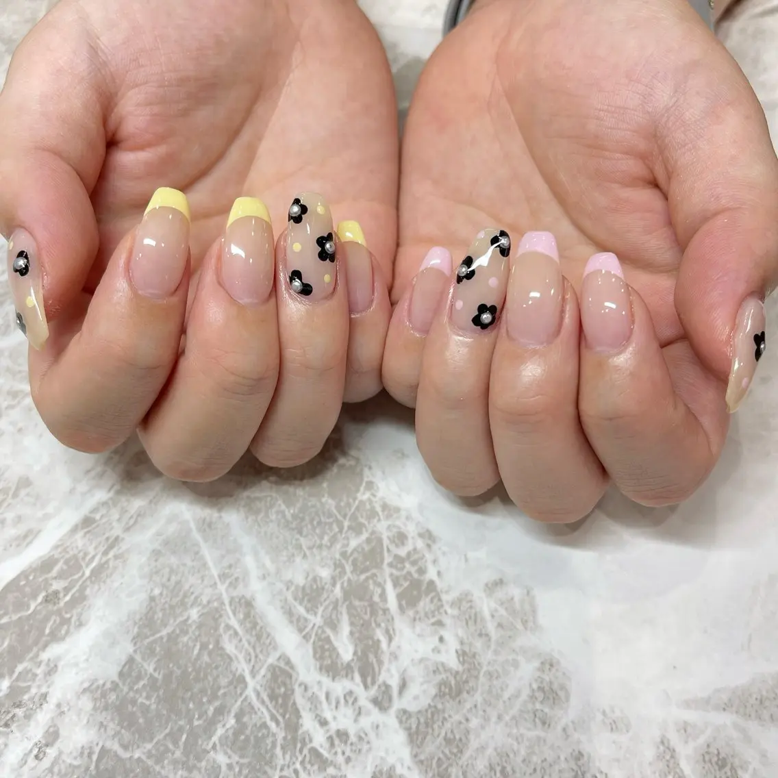 ネイル ハンドネイル r'e blanc wakaのネイルデザイン
