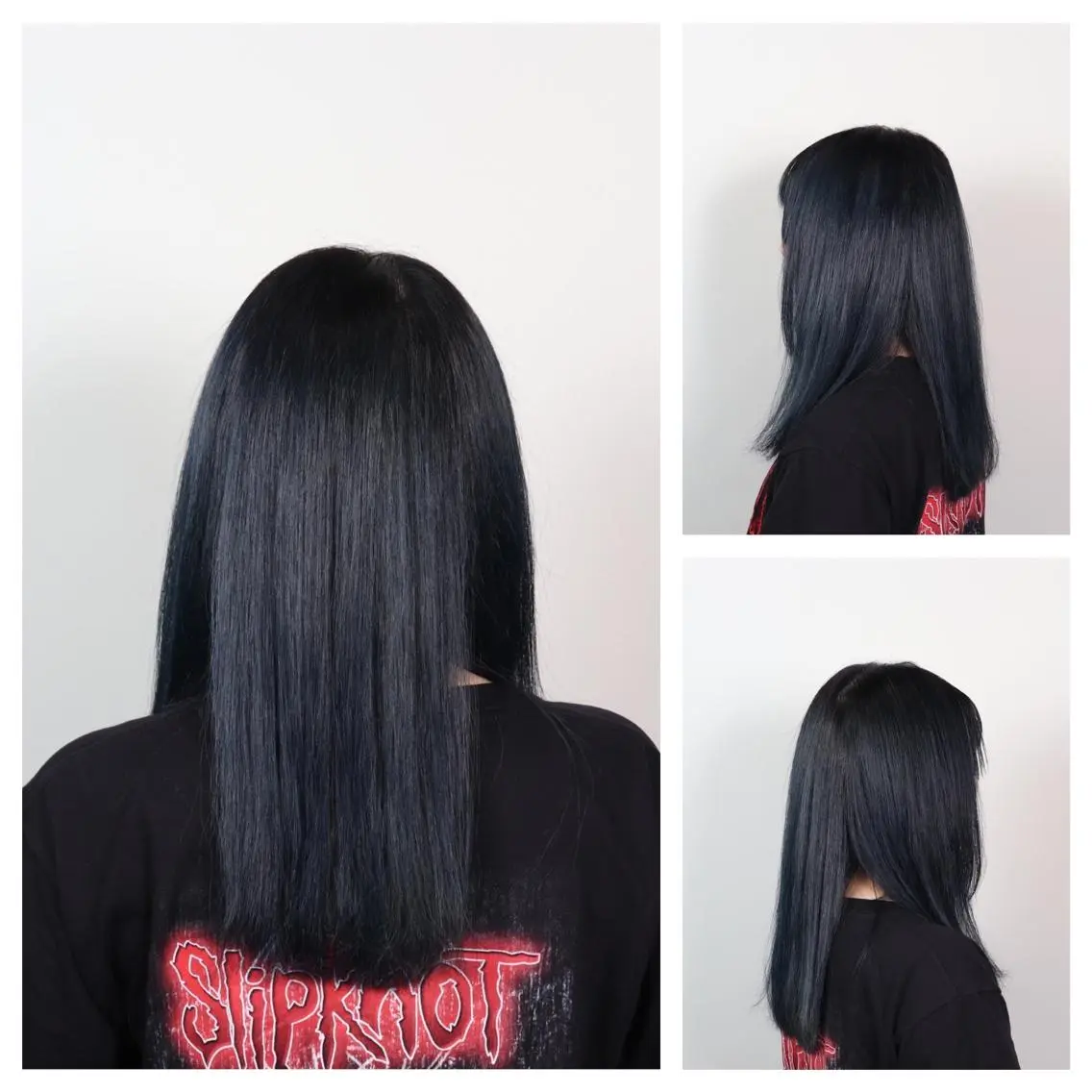 ロング カラー ブルーカラー 秋葉 洸平のヘアスタイル