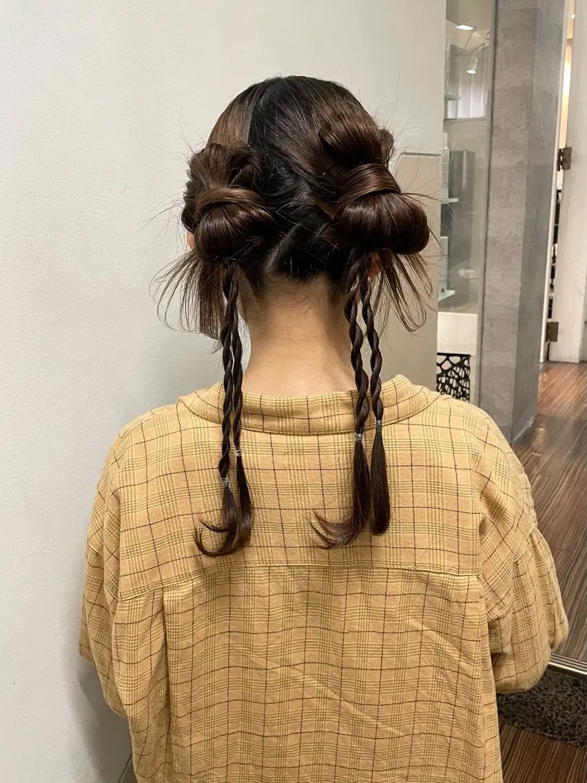ヘアアレンジ ヘアセット yukiho/ アレンジ/梅田美容室のヘアスタイル