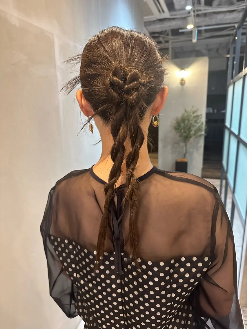ヘアセットの写真