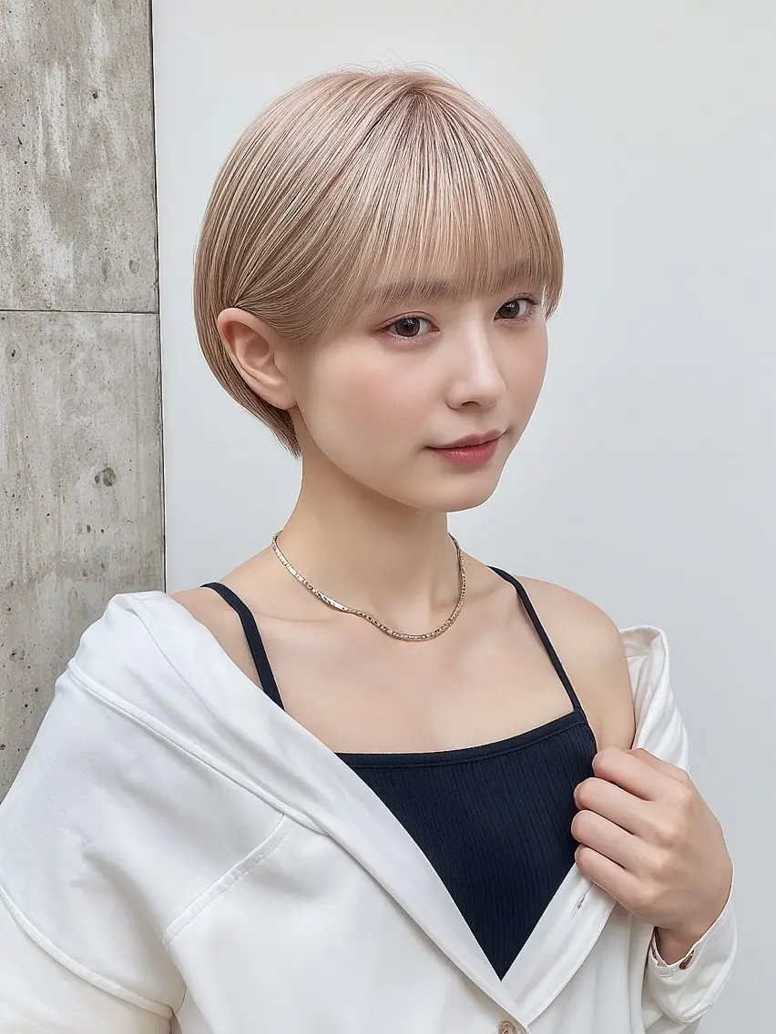 ショート カラー ヘアカラー トリートメント 🌈派手髪ハイトーン 🌈鈴木亮太🌈のヘアスタイル