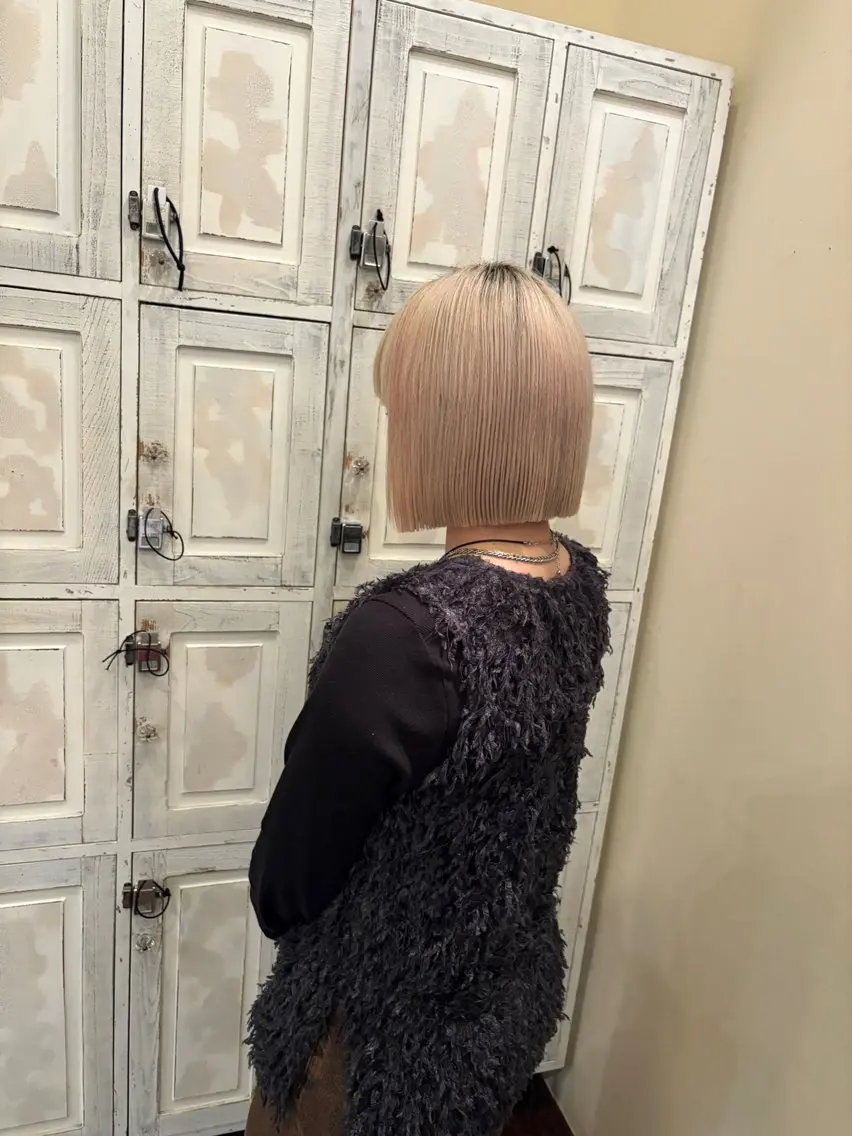 🌟ケアブリーチ🌟カラー+髪質改善ケア(ヘアエステ)の写真