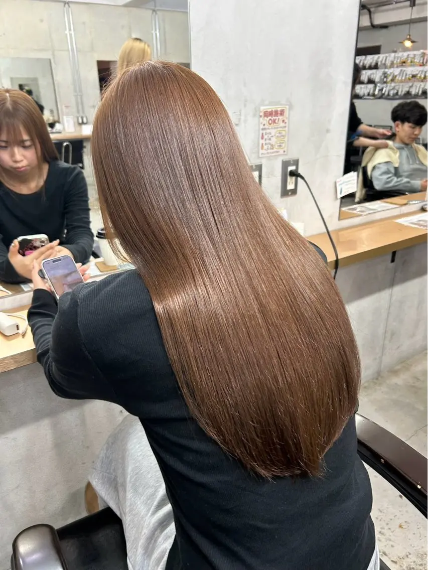 ロング カラー beleef manakaのヘアスタイル