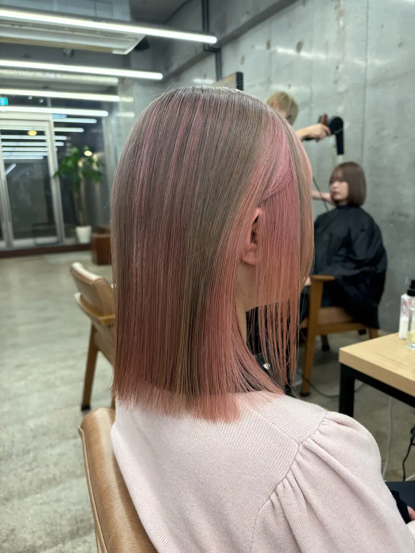 カラー 🍀デザインカラー わか🍀のヘアスタイル