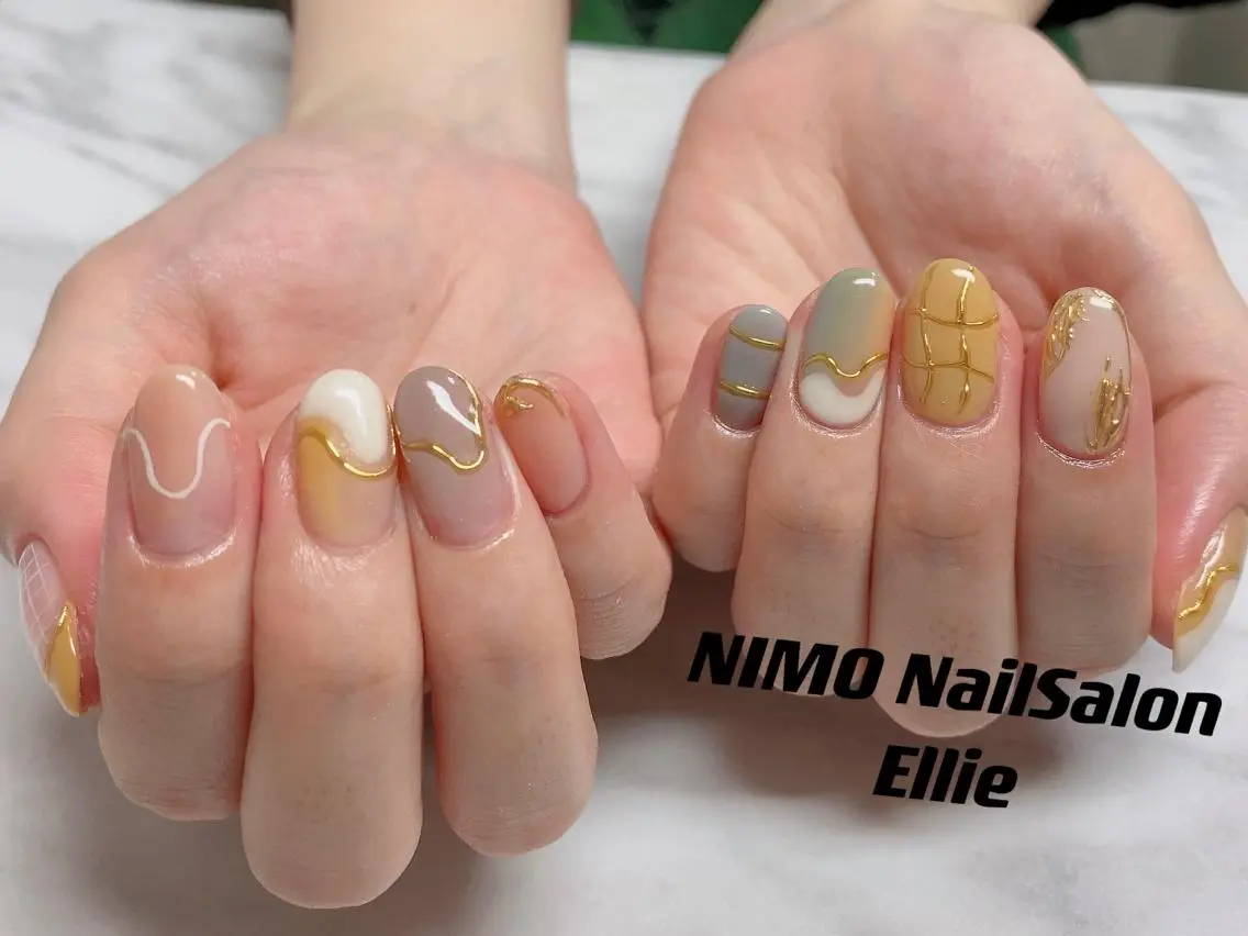 ネイル ハンドネイル ハンドケア 閨匠ビューティサロン 新橋店♡Ellieのネイルデザイン