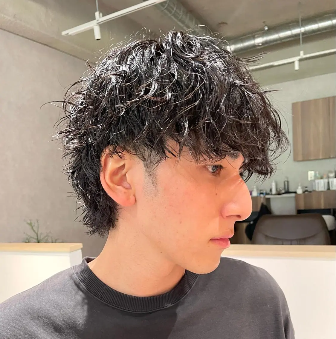 メンズ1番人気✨メンズカット&パーマの写真