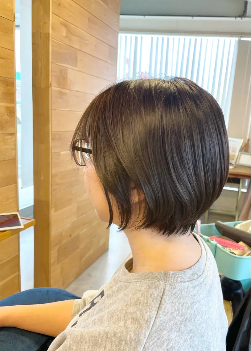 ショート ショートボブ ボブ ショートヘア カット ヘアカラー トリートメント 畑村 まゆみのヘアスタイル