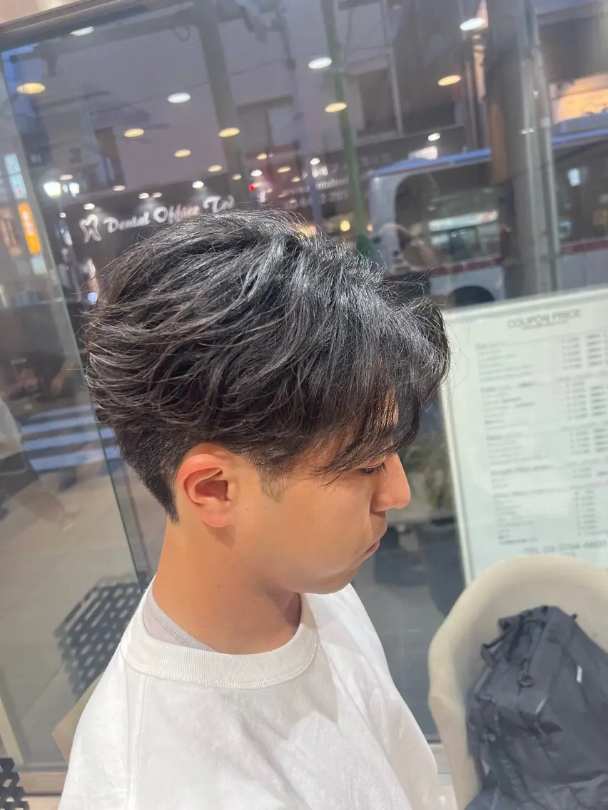 パーマ メンズ メンズパーマ カット パーマ SENA 再現性 パーマと縮毛矯正のヘアスタイル