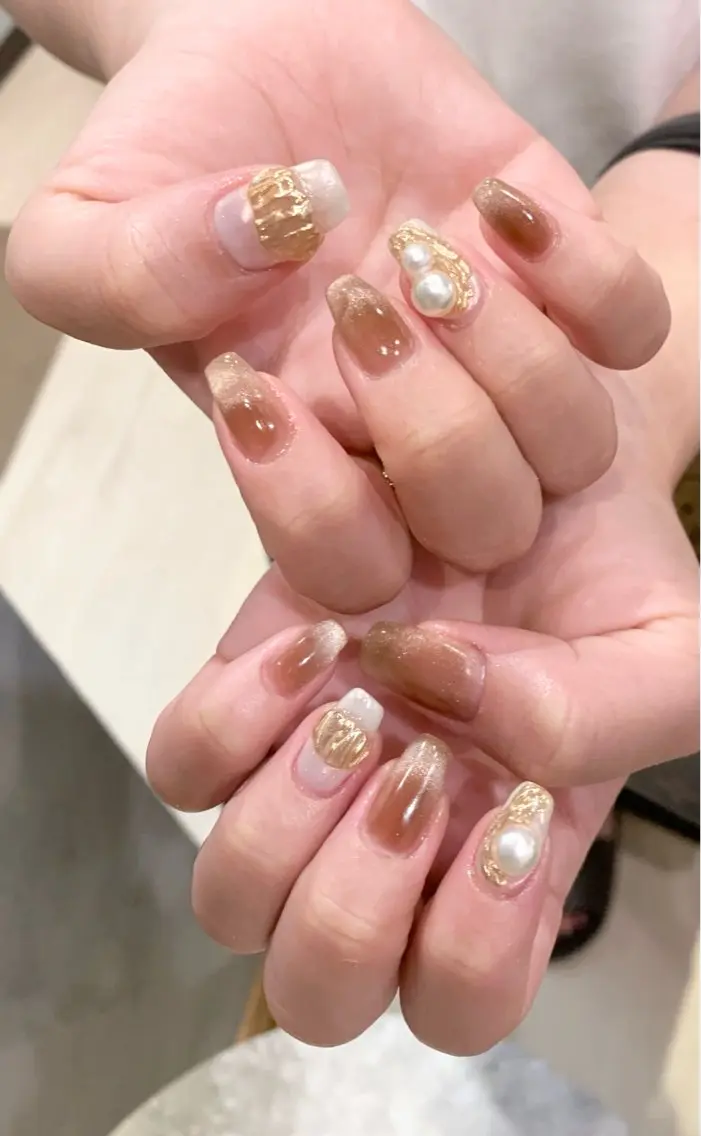 ネイル ハンドネイル ecrin 💎 mayuのネイルデザイン