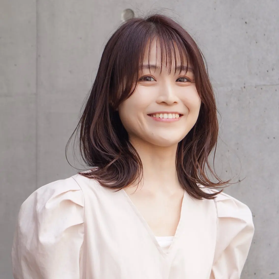 ミディアム レイヤーカット 池田識之 髪質改善のヘアスタイル