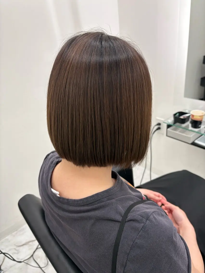 ショート カット ヘアカラー トリートメント 髪質改善サロン🫧 セキチサトのヘアスタイル