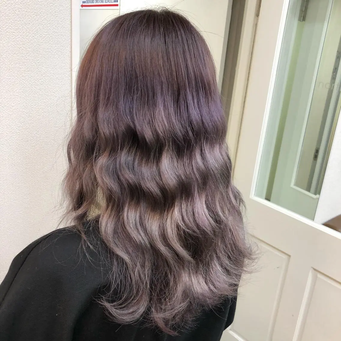 ロング カラー グラデーションカラー パープルカラー ヘアカラー HINATA ひなたのヘアスタイル