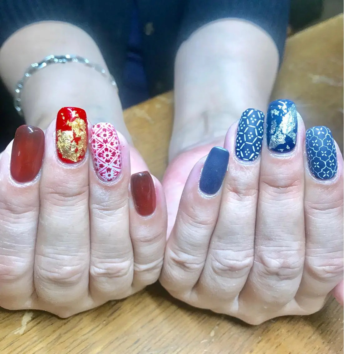 セミロング カラー パーマ ヘアアレンジ ネイル マツエク・マツパ el. by Aoのネイルデザイン