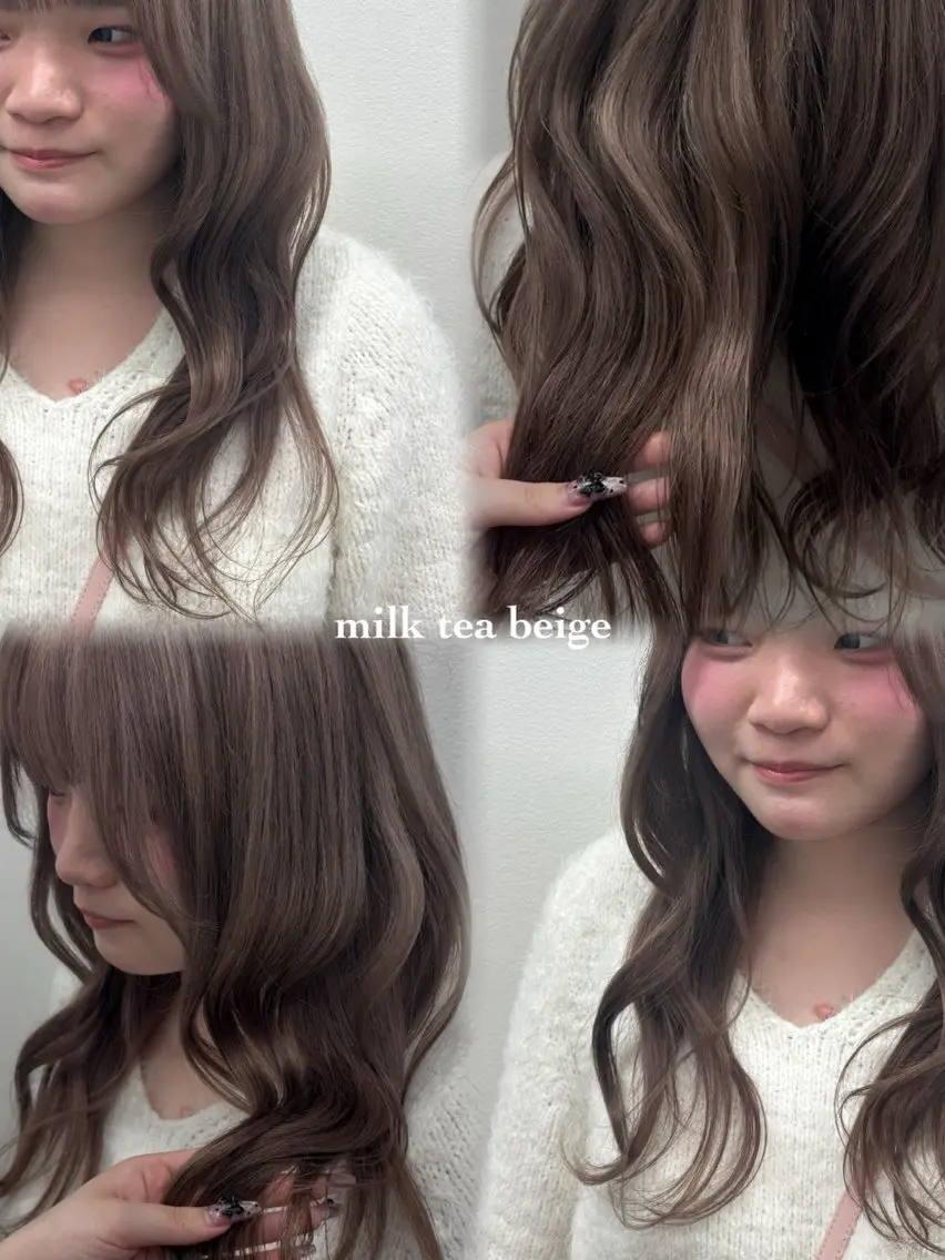 ロング カラー トレンドカラー🎀 miku🪞🩰のヘアスタイル