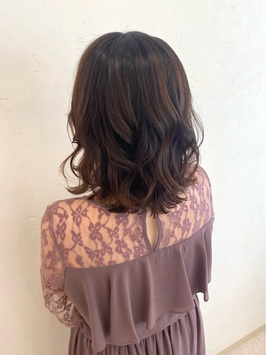 ミディアム ヘアアレンジ yua モデル募集のマツエク・マツパデザイン