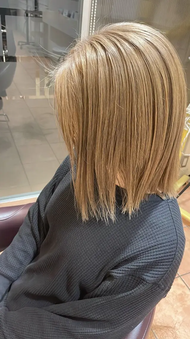 カット+カラー🍊✂️の写真