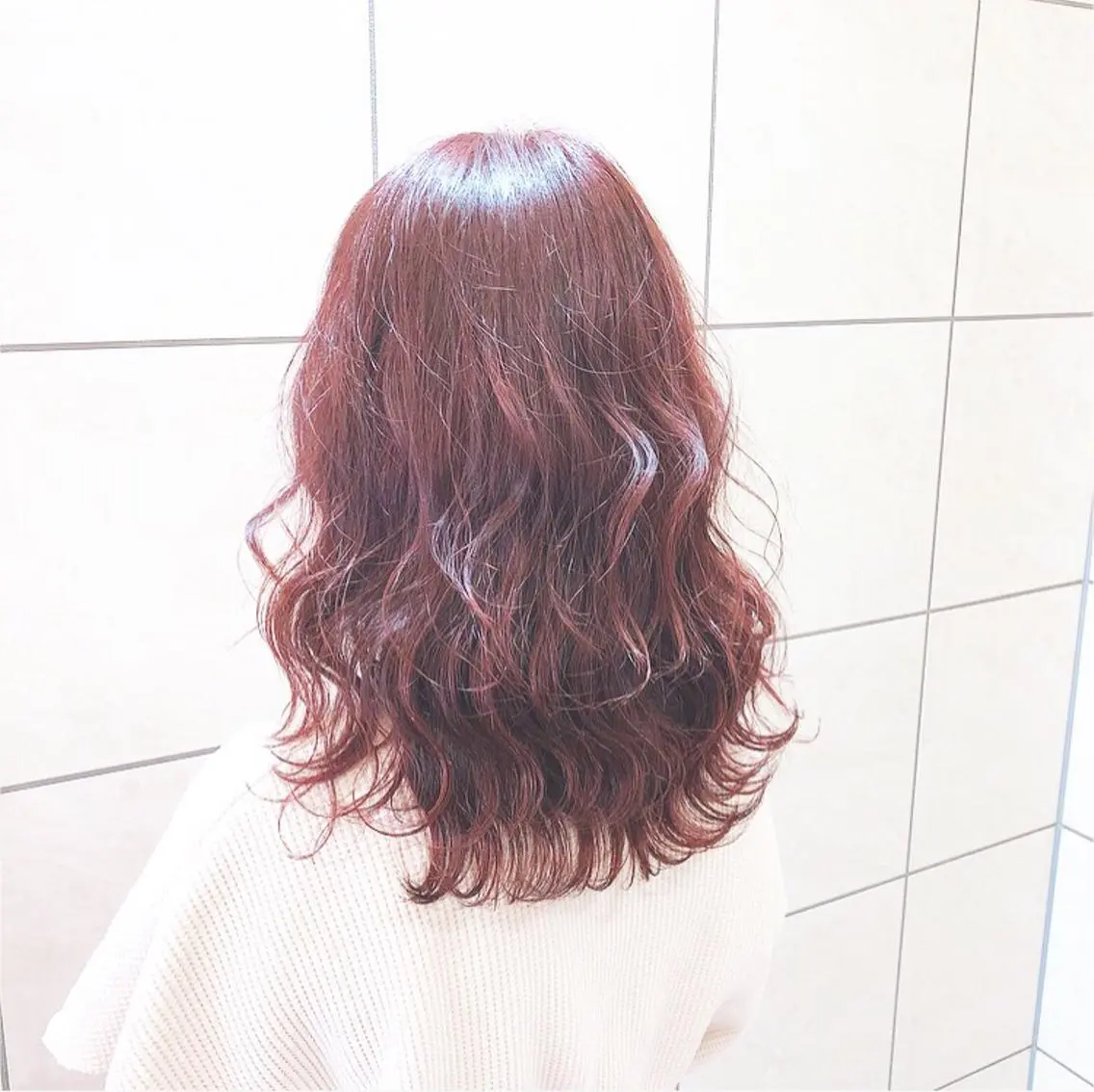 ミディアム カラー 韓国風ヘア✻透明感 カラー✻yukaのヘアスタイル