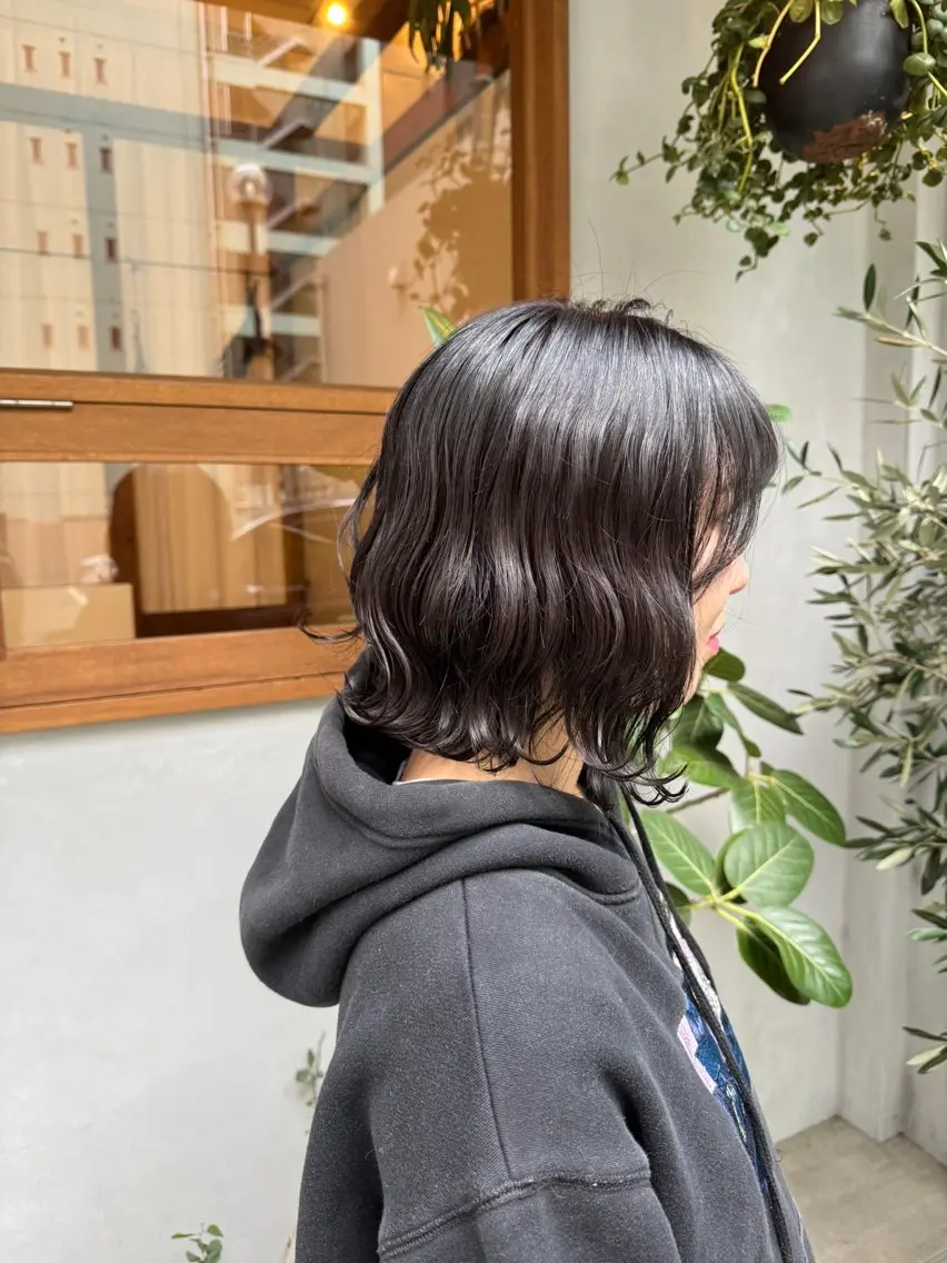 ショート カラー カット ヘアカラー トリートメント ENIF 大島 芽生のヘアスタイル