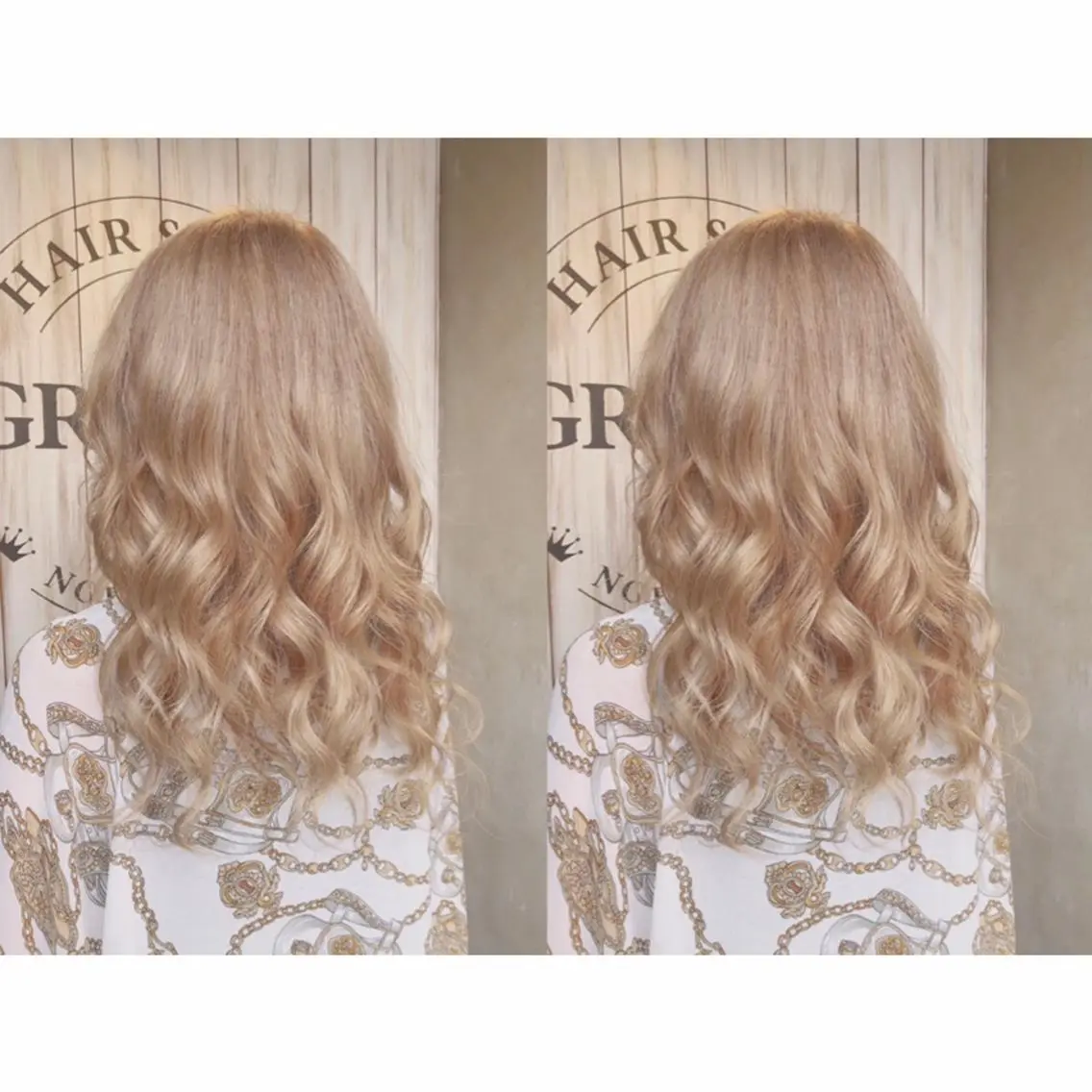 カット+ブリーチオンカラー+トリートメントの写真