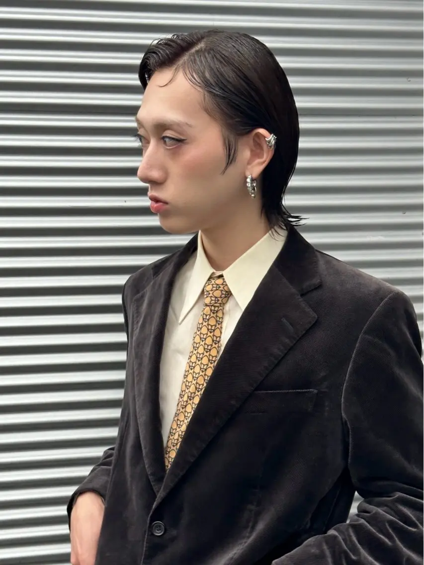 ミディアム カット ヘアカラー トリートメント 田中 泰正のヘアスタイル