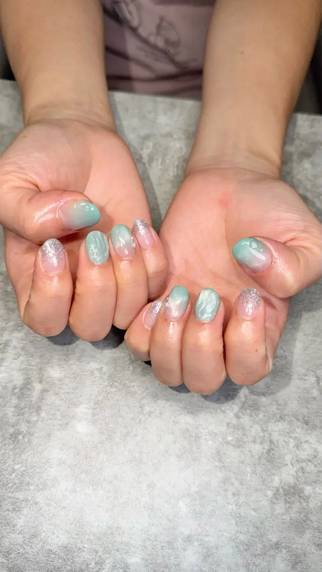 ネイル ハンドネイル ハンドケア shino🌟 痛ネイルのネイルデザイン