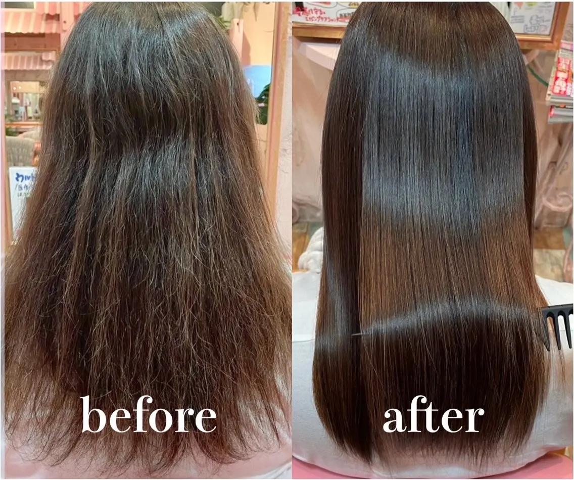 ロング 大川 真矢のヘアスタイル