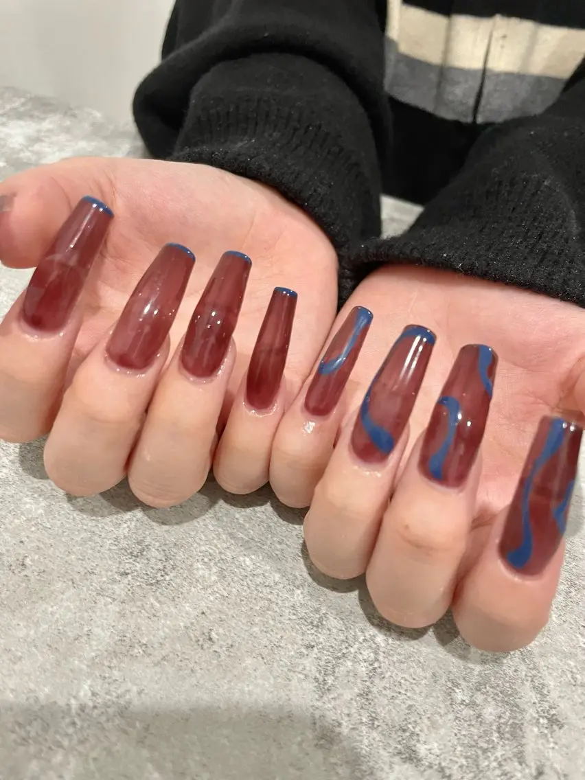 ネイル 長さ出し 持ち込み ハンドネイル Raviliss ♡のネイルデザイン