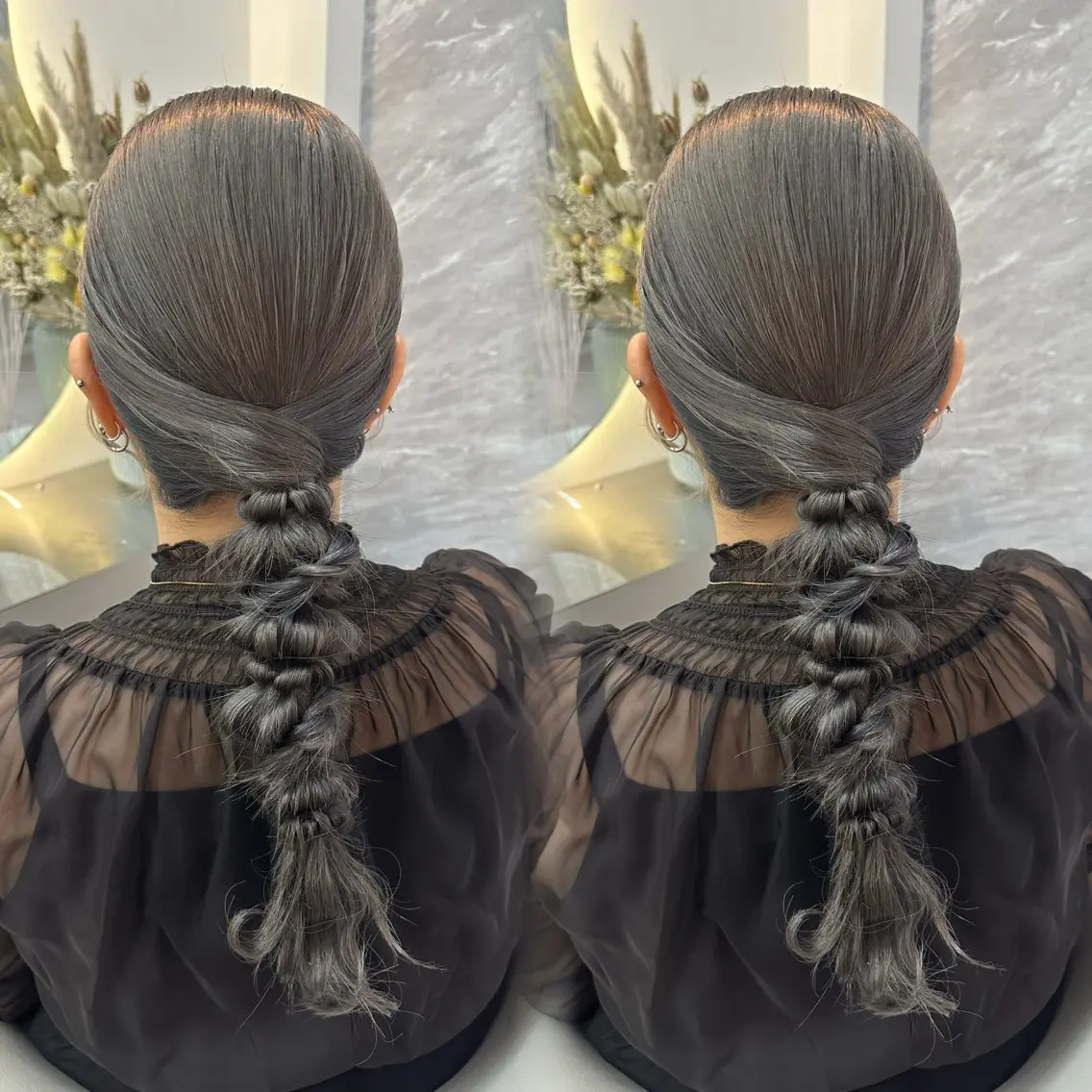 ヘアアレンジ Rio🎀ブリーチ なし透明感♡顔周り♡のヘアスタイル