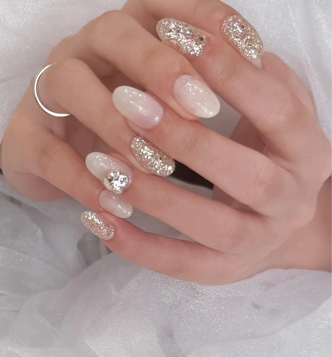 ネイル キラキラネイル ラメ(グリッター) salon WR by lauleaのネイルデザイン