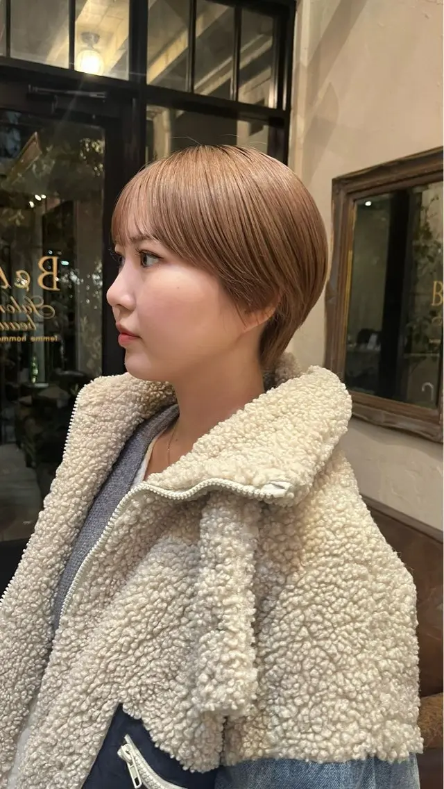 ショート ショートヘア トリートメント メンズ/ショート カット🌿はるかのヘアスタイル
