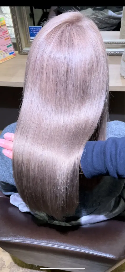 【ミニモ限定価格⭐️】ブリーチ込みダブルカラー🩵🩷の写真
