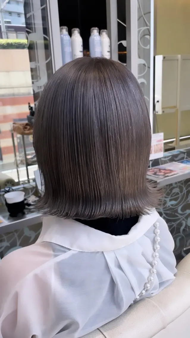 ミディアム カラー ブリーチ インナーカラー シルバー カット ヘアカラー トリートメント ✨似合わせ特化美容師 WILL上村 拳吾のヘアスタイル