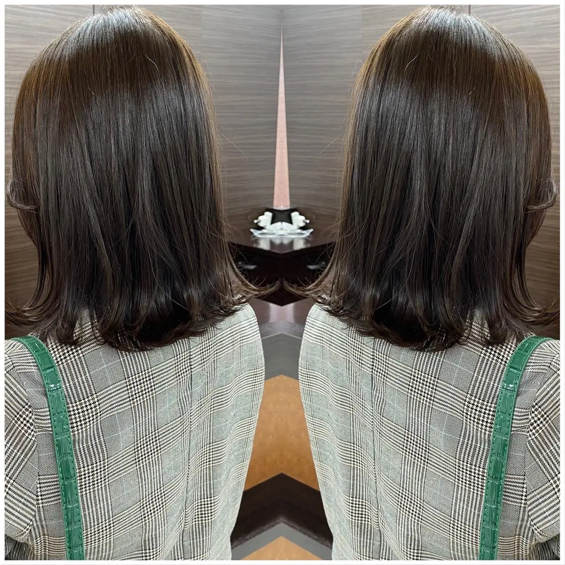 ショート カラー ベージュカラー 透明感カラー オリーブベージュ 外ハネヘア カット ヘアカラー トリートメント ハタケヤマヨシキ ／BOOTHのヘアスタイル