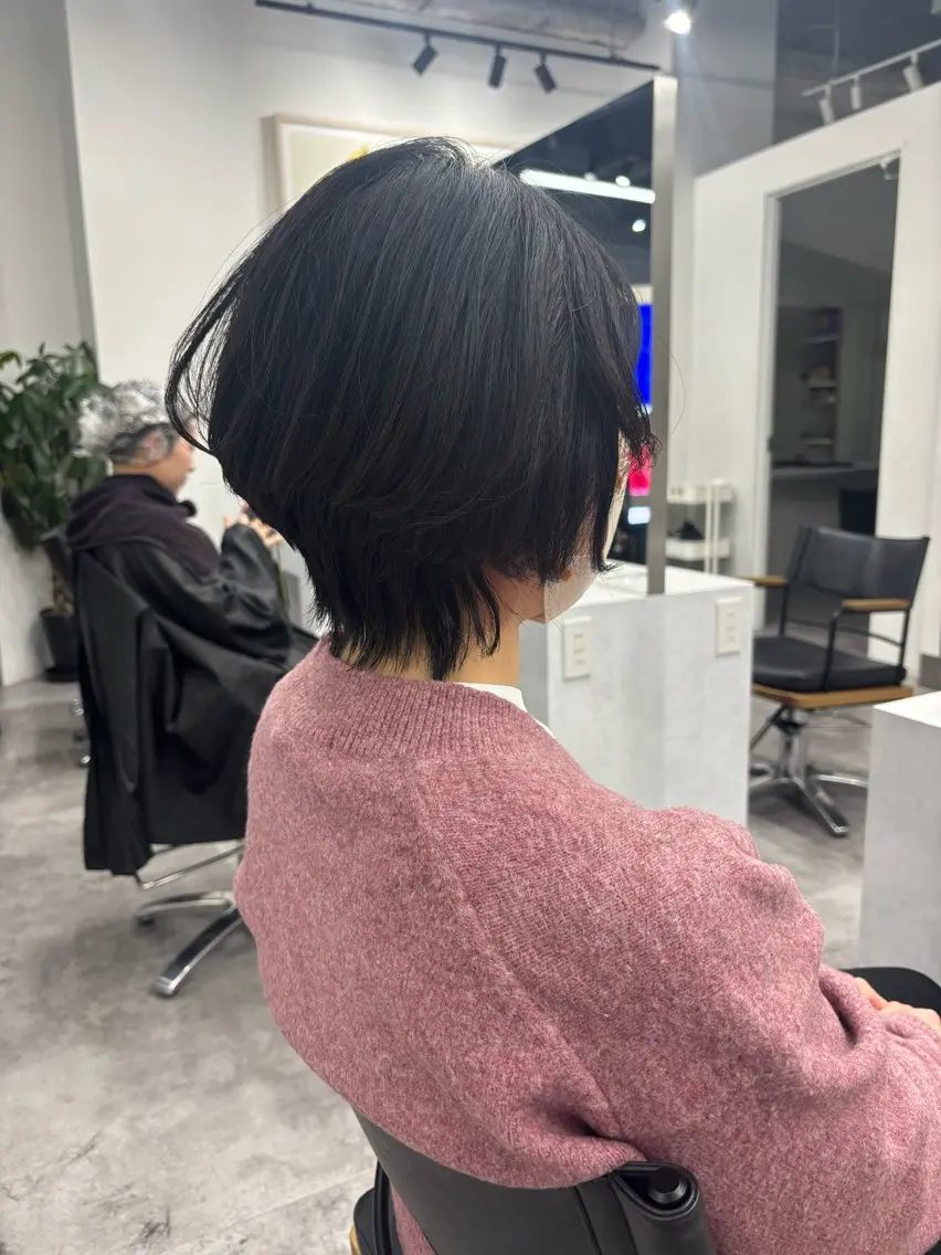 ショート カラー パーマ ヘアアレンジ レイヤー/メンズ🥑 マエダアズミ🥑のヘアスタイル