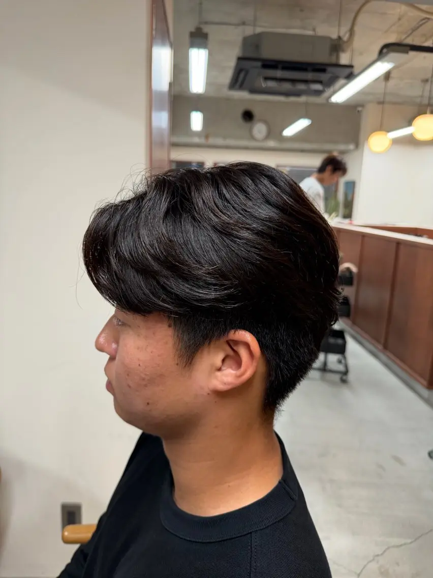 メンズ カット 縮毛矯正 縮毛矯正モデル募集中 SORAのヘアスタイル