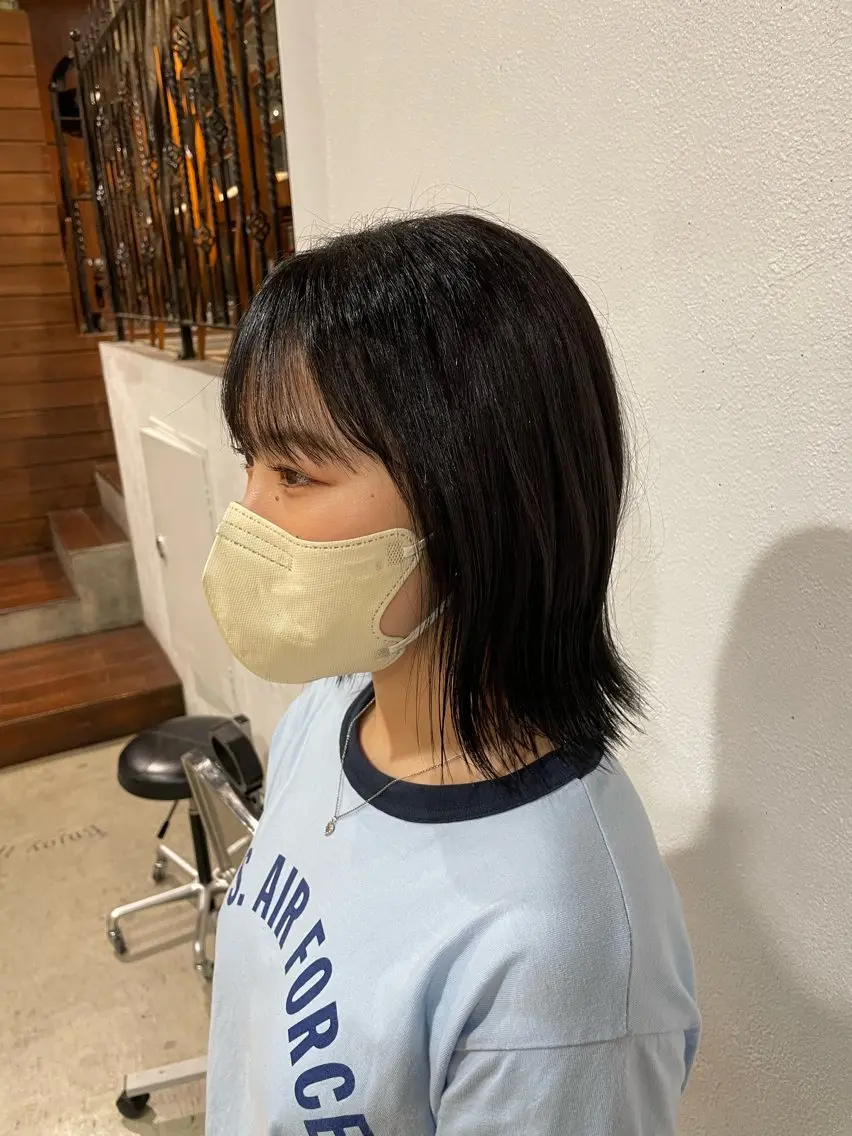 ミディアム カラー ヘアカラー 【お洒落パーマ】 Elme　肥塚康汰郎のヘアスタイル