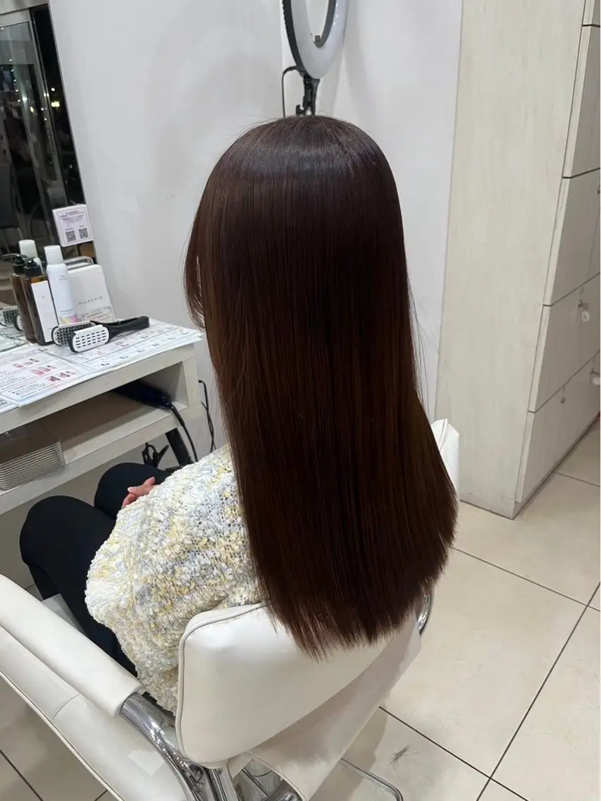 ロング ヘアカラー [髪質改善カラー] ひかるのヘアスタイル