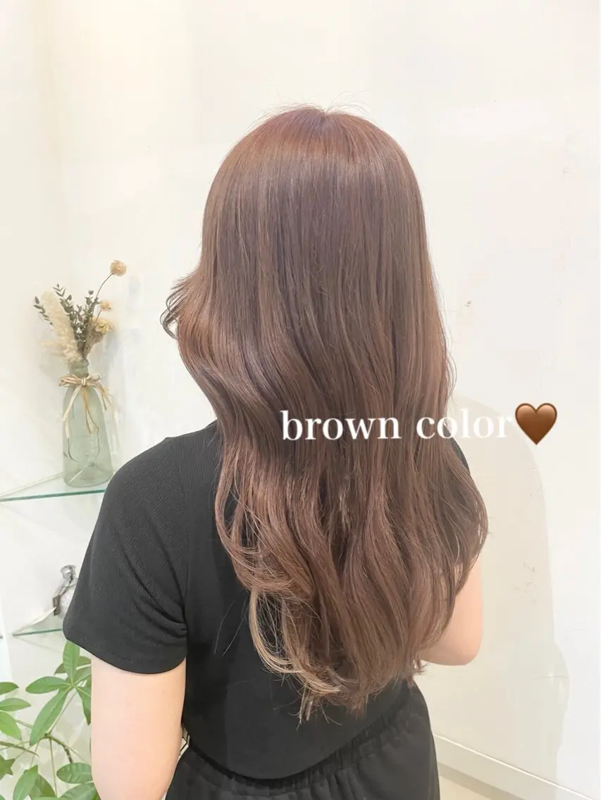 ロング カラー カット ヘアカラー トリートメント エクステ 髪質改善カラー🤍 エクステ✨君島由実子のヘアスタイル