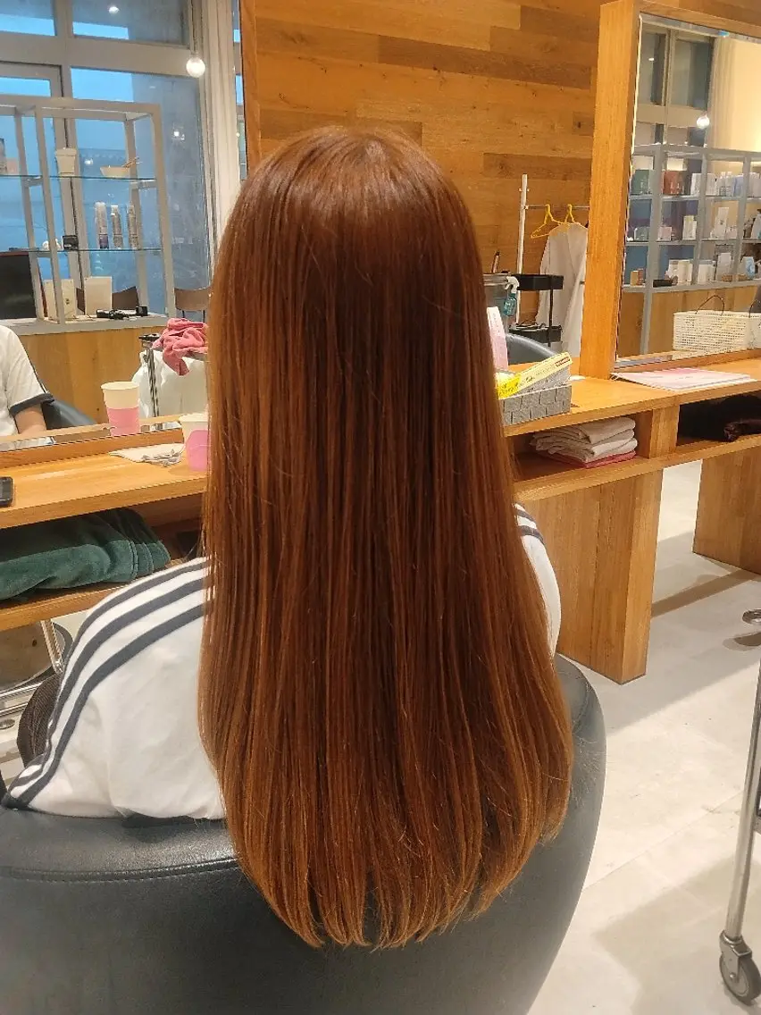 ロング カット ヘアカラー 合田 美空のヘアスタイル