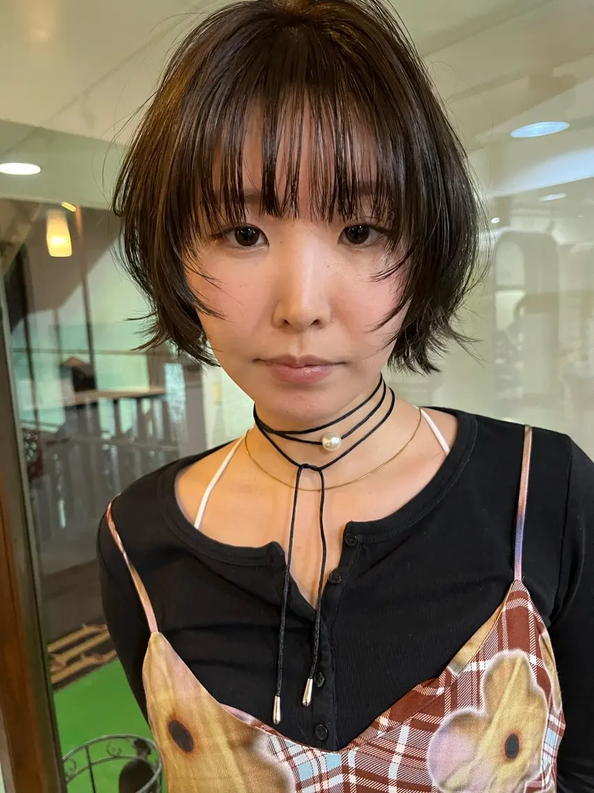 ショート ショートボブ ボブ レイヤーカット シャギー ショートヘア カット ヘアカラー 似合わせパーマ/ 山本銀次郎のヘアスタイル
