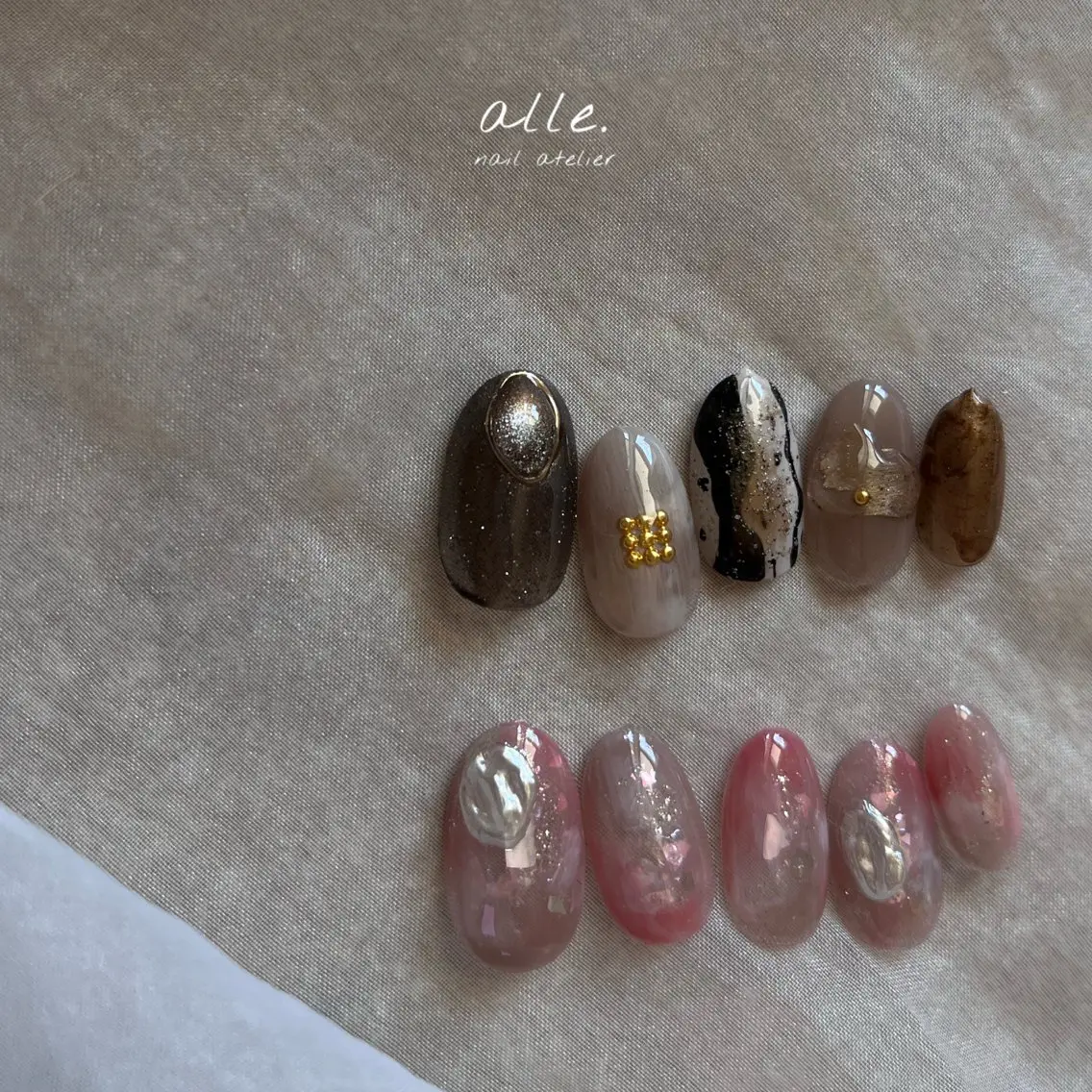 ネイル ハンドネイル atelier alle.のネイルデザイン