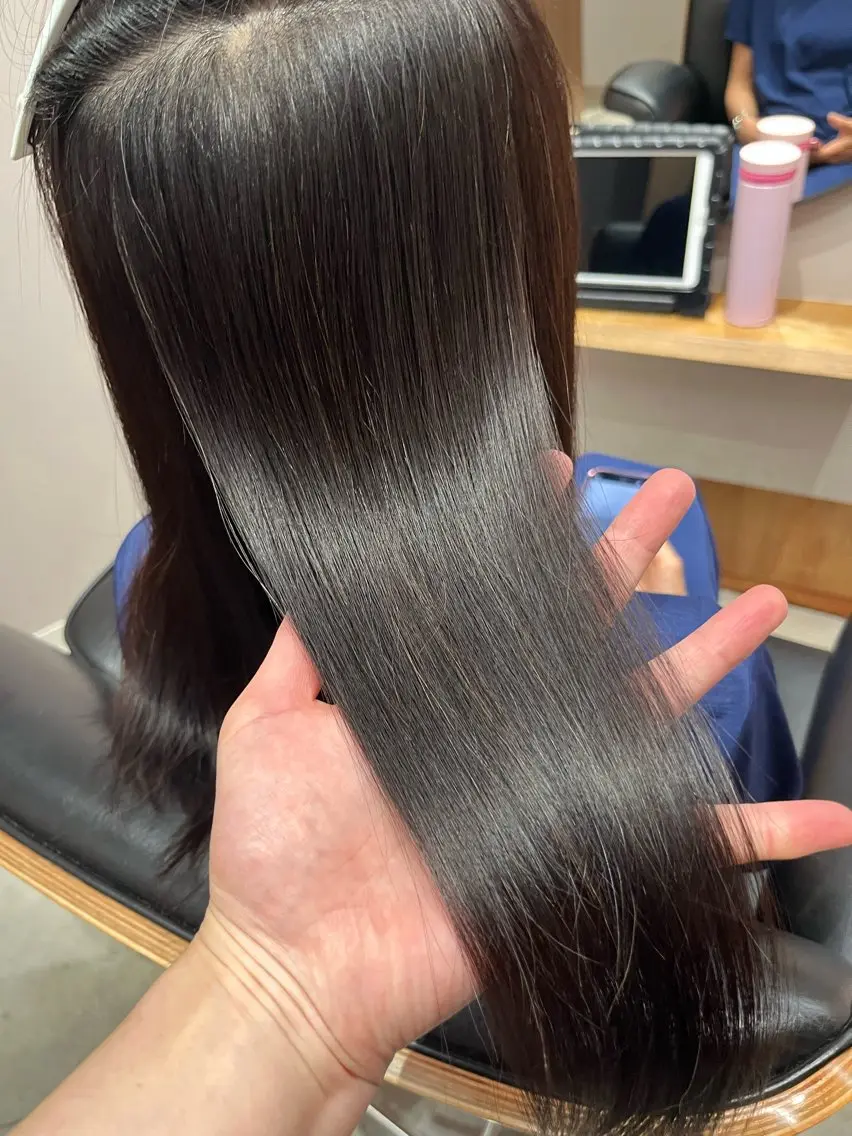 ロング 縮毛矯正 Sa toshiのヘアスタイル
