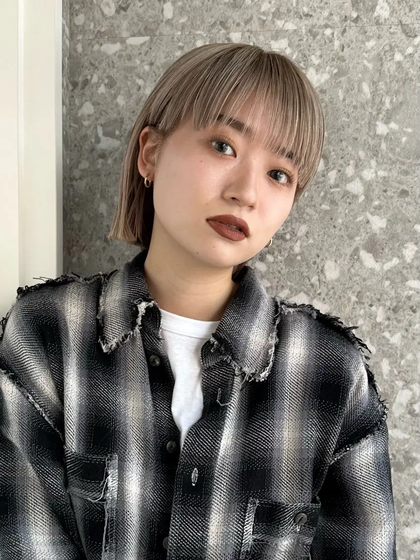 ショート ボブ/ショート⭐︎ カット無料⭐︎カレンのヘアスタイル