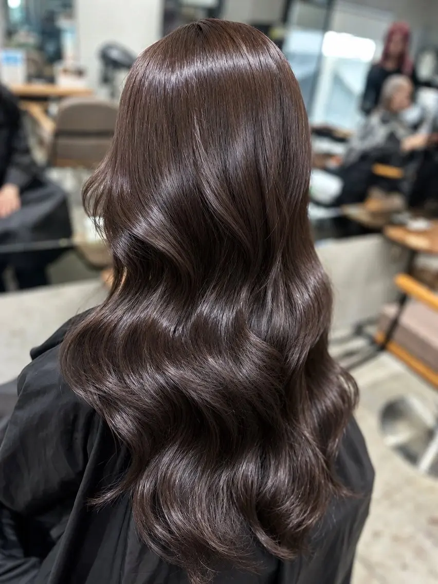 ロング カット ヘアカラー トリートメント maya🇰🇷韓国 レイヤー/顔まわりのヘアスタイル