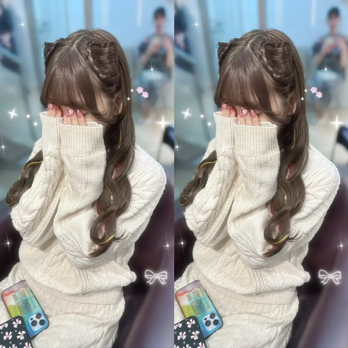 【 平日限定；推し活 ヘアメ𓂃𓈒𓏸︎︎︎︎ ❤︎ 】イベント,推し活,ライブ前,オタ活前🎀 ﾍﾟｱおk🌼🤍の写真