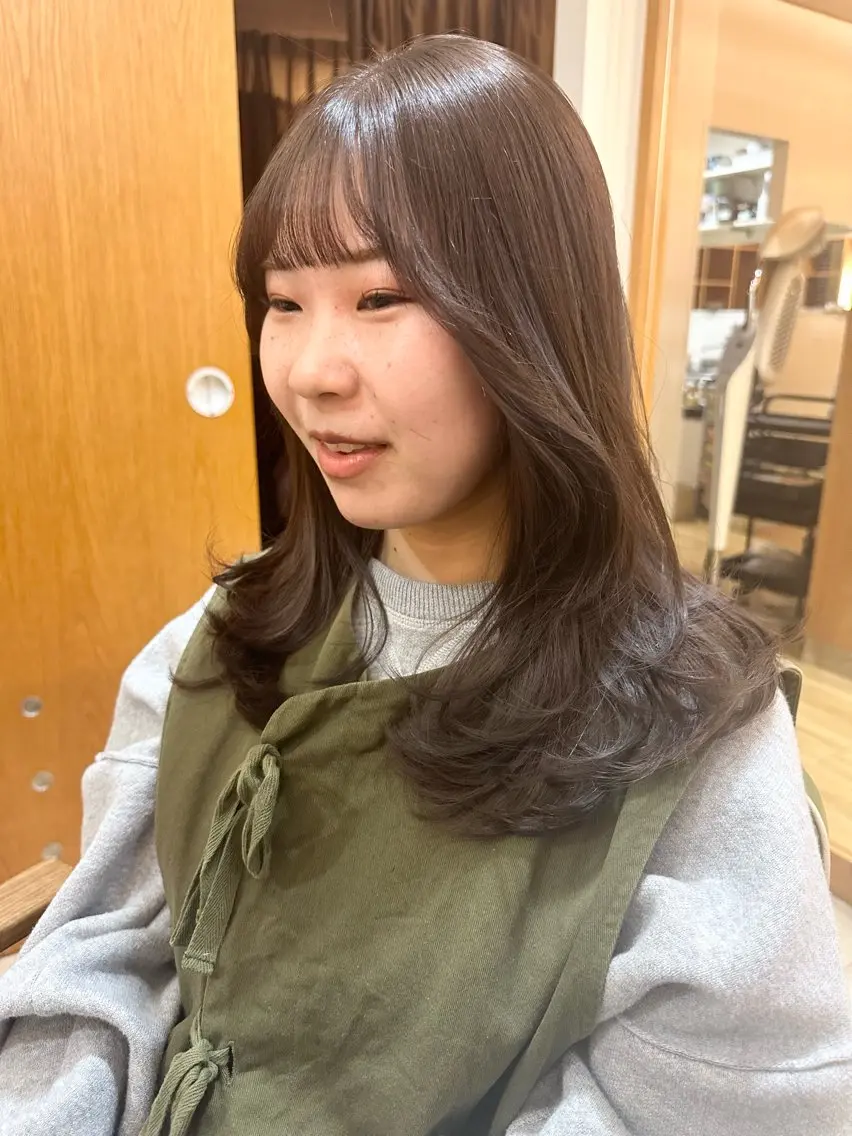 セミロング レイヤーカット ペッツ本店 スタイリスト増田ゆきのヘアスタイル