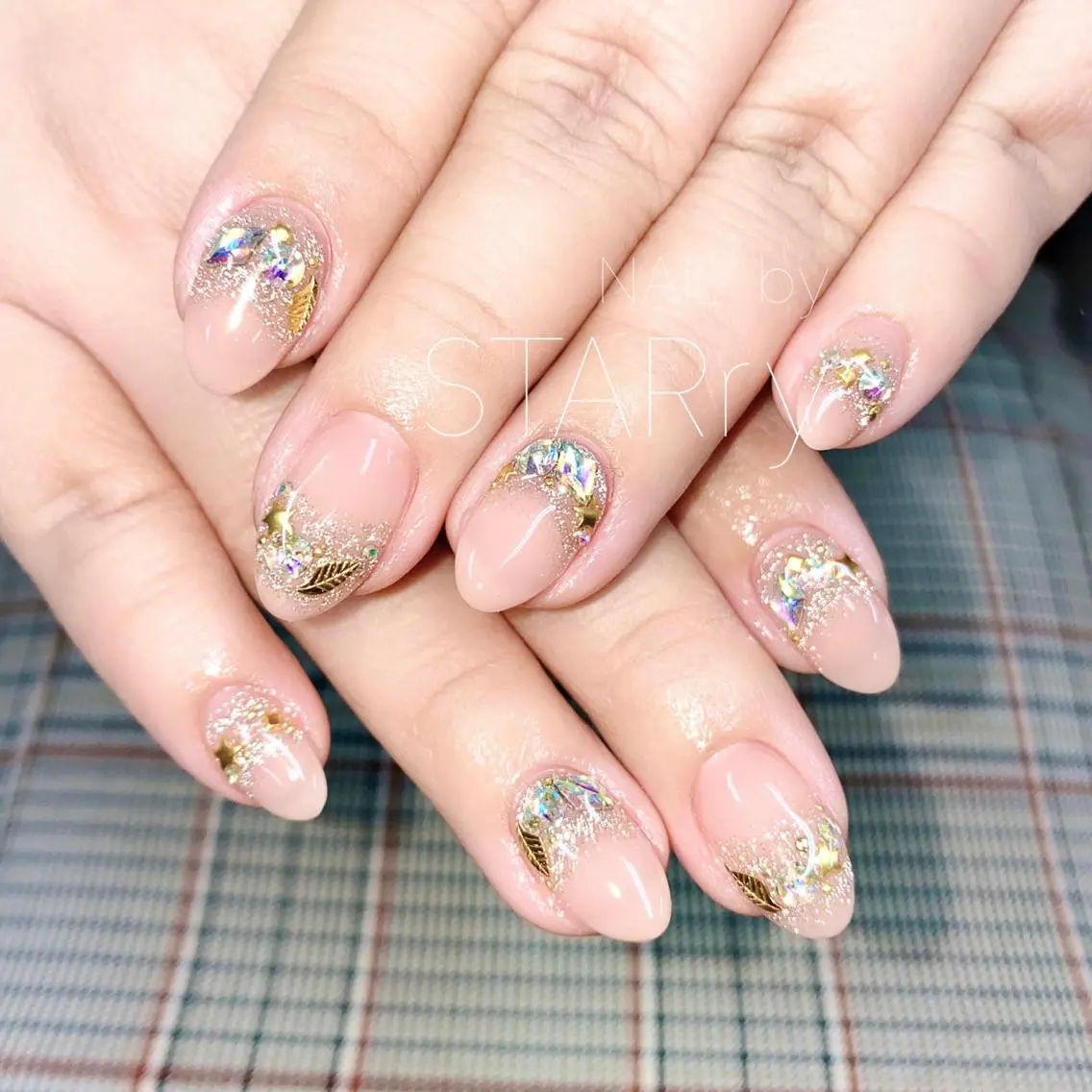 ネイル アートネイル ジェルネイル ニュアンスネイル パラジェル シンプルネイル NAIL by STARry 川口のネイルデザイン