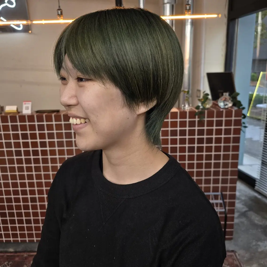 カラー ショート ヘアカラー ハヤシ マユ ✂ 府中美容室のヘアスタイル