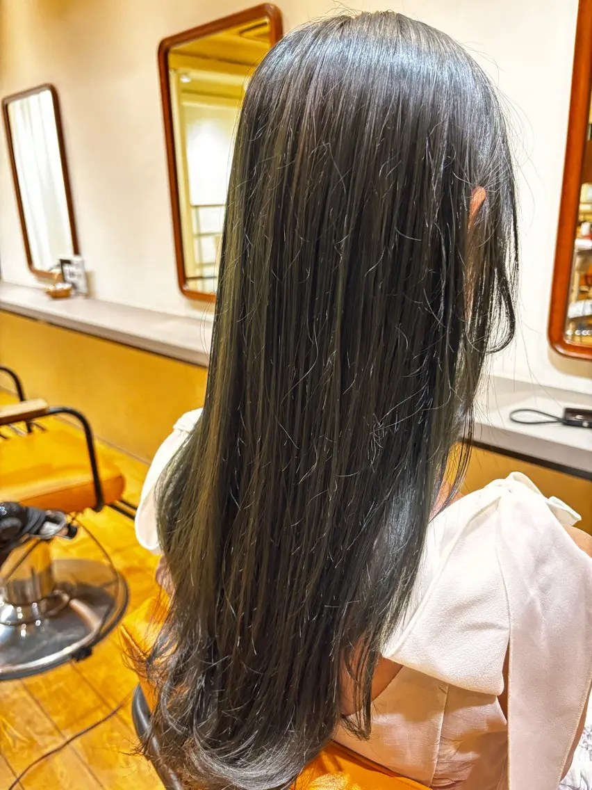 カラー CLAPSコハク モデル募集のヘアスタイル