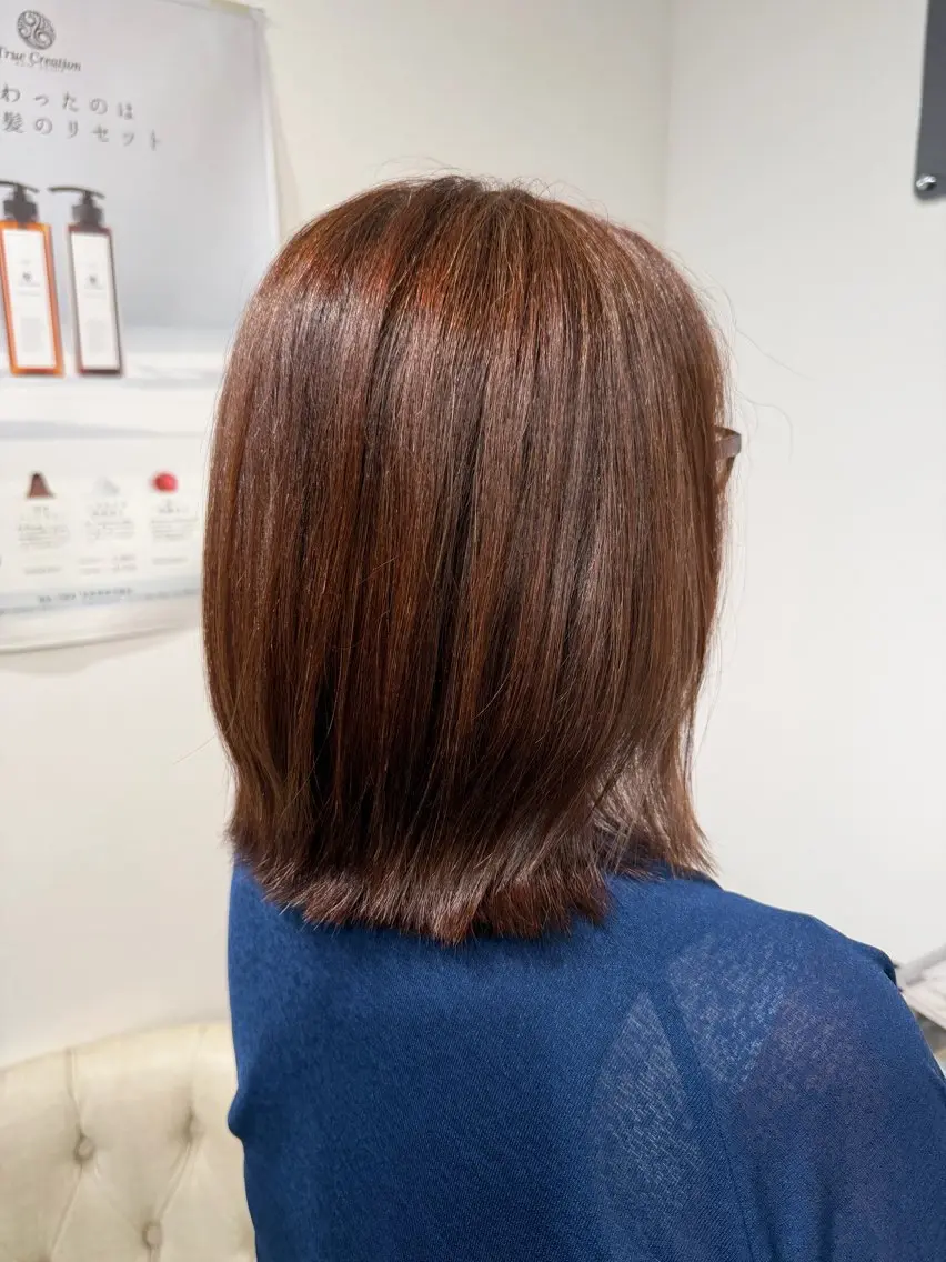 ミディアム カット トリートメント 艶髪透明感カラー🩶 ✨Miriのヘアスタイル